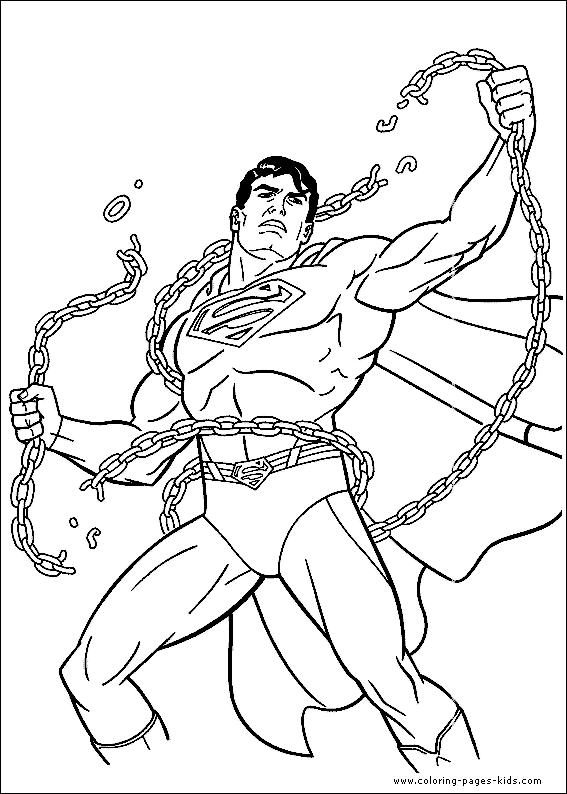 Superman color page, cartoon characters coloring pages, color plate, coloring sheet,printable coloring picture