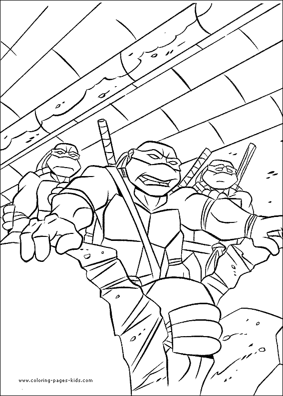 TMNT coloring turtles