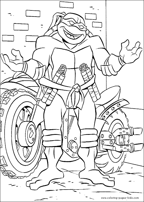 t ninja turtles coloring pages - photo #49