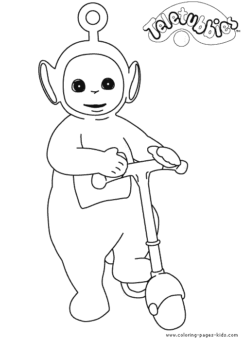 Teletubbies color page, cartoon characters coloring pages, color plate, coloring sheet,printable coloring picture