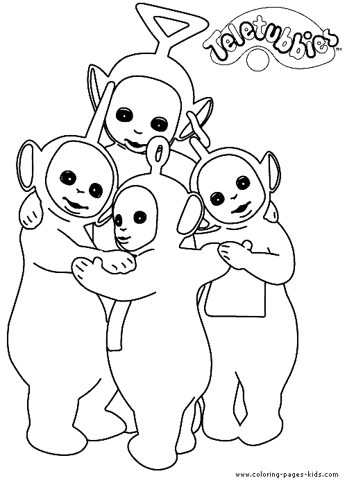 Teletubbies Coloring page for kids