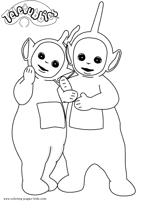 Teletubbies color page, cartoon characters coloring pages, color plate, coloring sheet,printable coloring picture