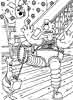 Wallace and Gromit color page, cartoon coloring pages picture print