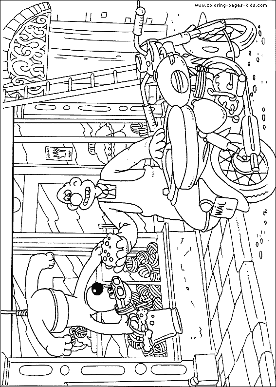 wallace and gromit coloring pages - photo #40