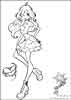 Winx Club color page, cartoon coloring pages picture print