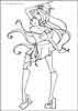 Winx Club color page, cartoon coloring pages picture print