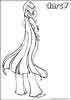 Winx Club color page, cartoon coloring pages picture print