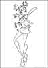 Winx Club color page, cartoon coloring pages picture print