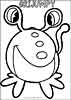 Yokomon color page, cartoon coloring pages picture print