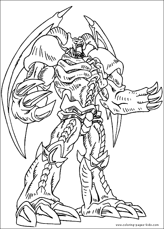 Yu-Gi-Oh! color page, cartoon characters coloring pages, color plate, coloring sheet,printable coloring picture