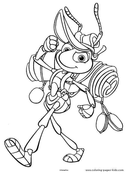 a bugs life coloring flik disney coloring pages, color plate, coloring sheet,printable coloring picture