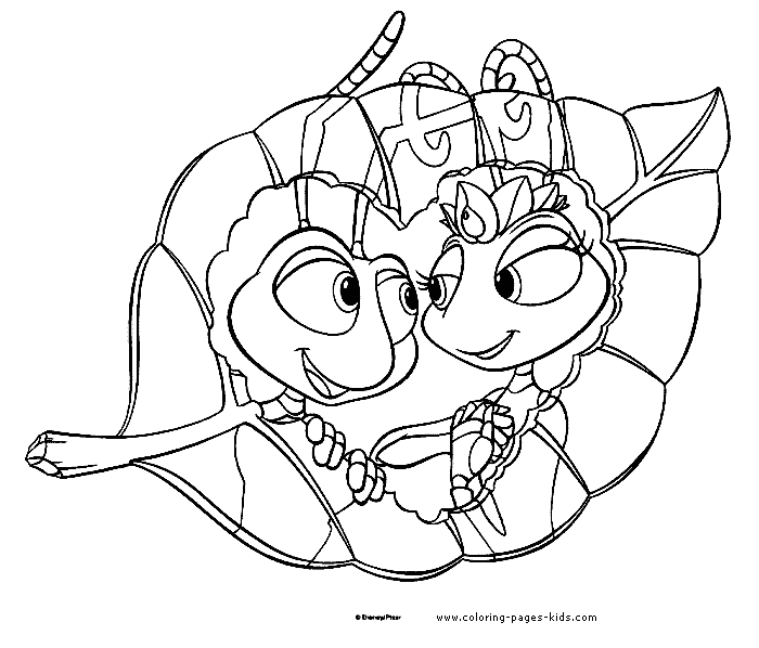 a bugs life coloring book pages - photo #46
