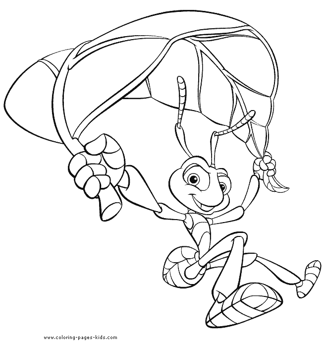 a bug's life coloring disney coloring pages, color plate, coloring sheet,printable coloring picture