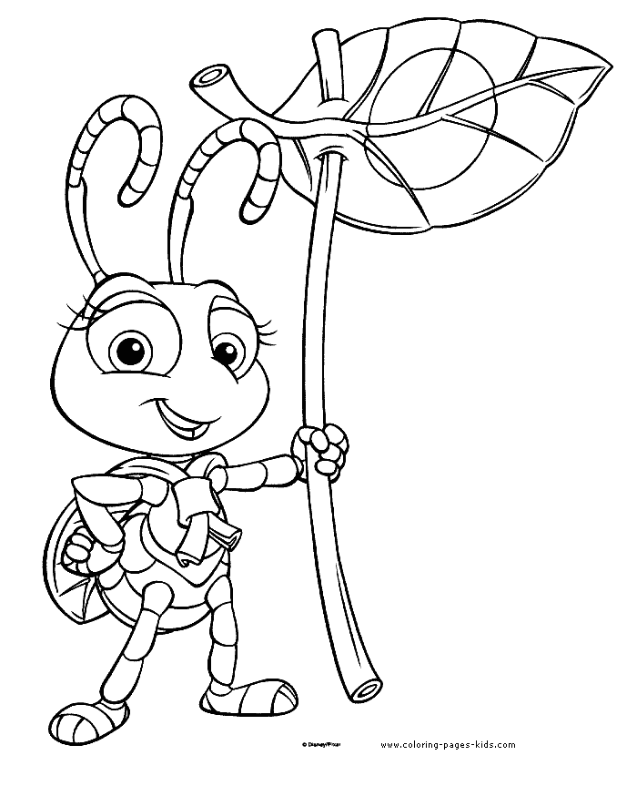 a bugs life characters coloring pages - photo #21