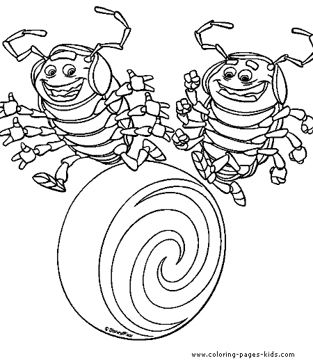 a bug life coloring pages - photo #43