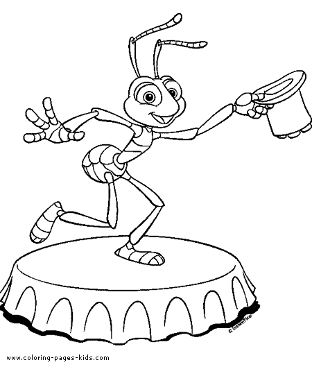 a bug's life coloring disney coloring pages, color plate, coloring sheet,printable coloring picture