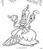 Lumiere beauty and the beast coloring page