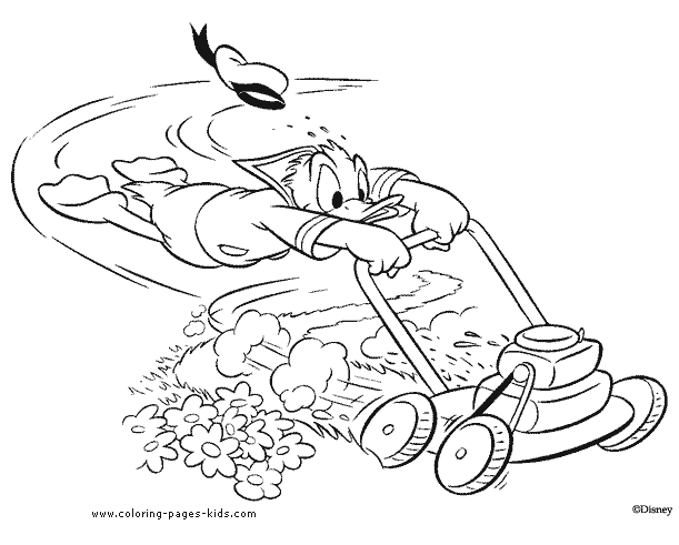 daisy and donald duck coloring pages - photo #50