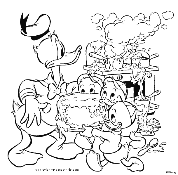 Donald Duck color page, disney coloring pages, color plate, coloring sheet,printable coloring picture