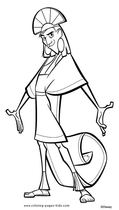 The Emperor's New Groove coloring pages - Coloring pages for kids