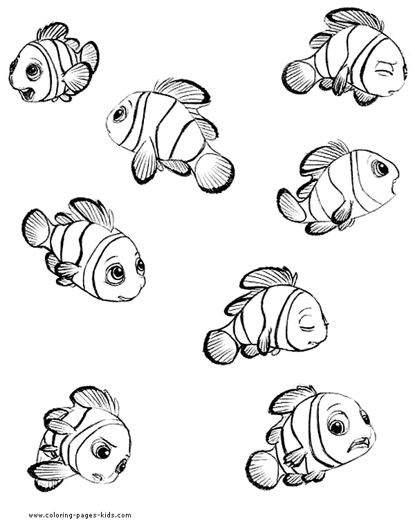 nemo finding nemo coloring page, disney coloring pages, color plate, coloring sheet,printable coloring picture