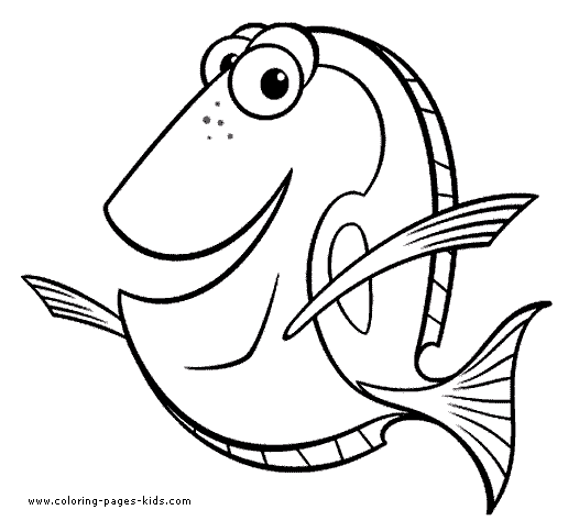 dory and nemo. dory finding nemo coloring