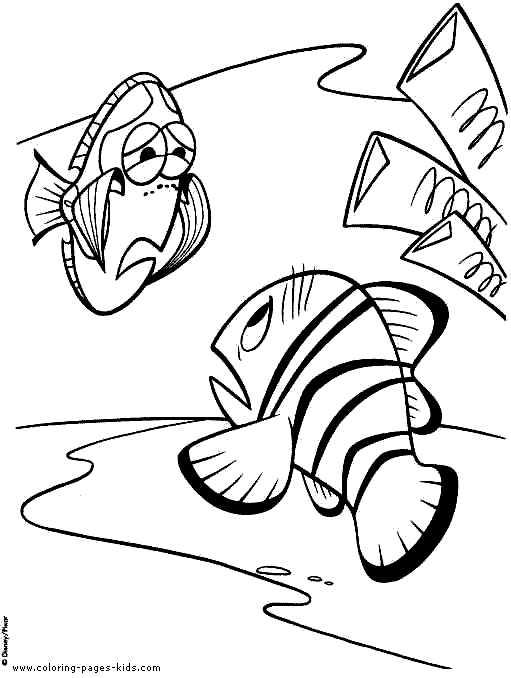 finding nemo coloring page, disney coloring pages, color plate, coloring sheet,printable coloring picture