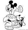 mickey Goofy coloring pages