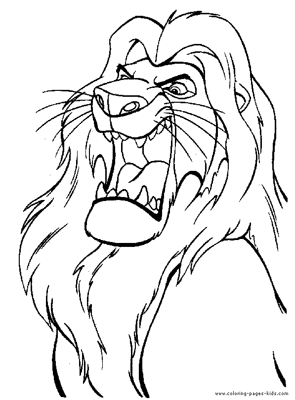 The Lion King color page, disney coloring pages, color plate, coloring sheet 