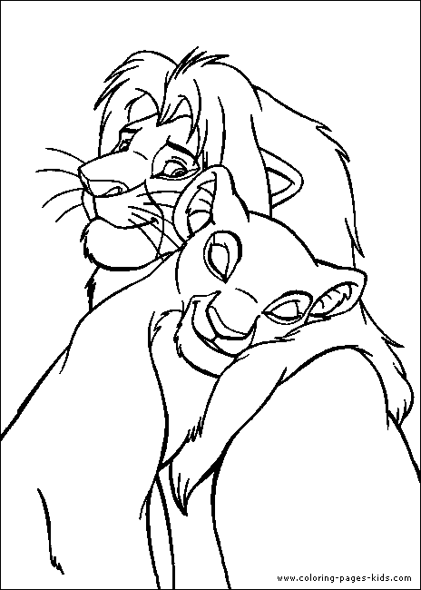 The Lion King coloring pages - Coloring pages for kids - disney