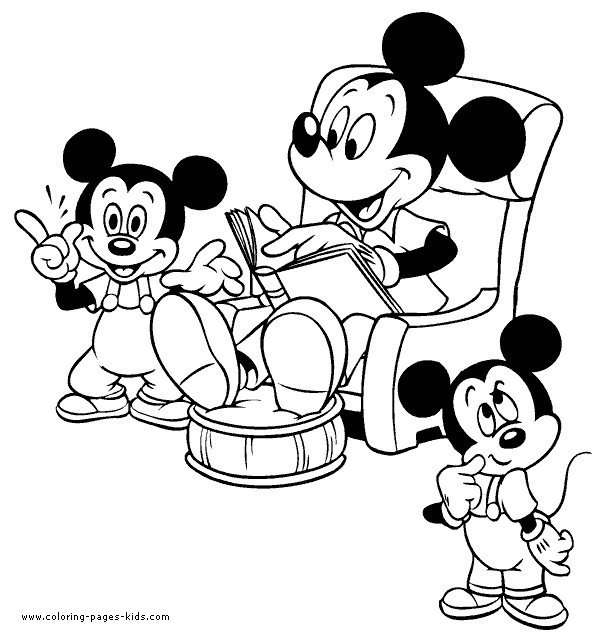 Coloring Pages Minnie Mouse. Mickey Mouse color page.