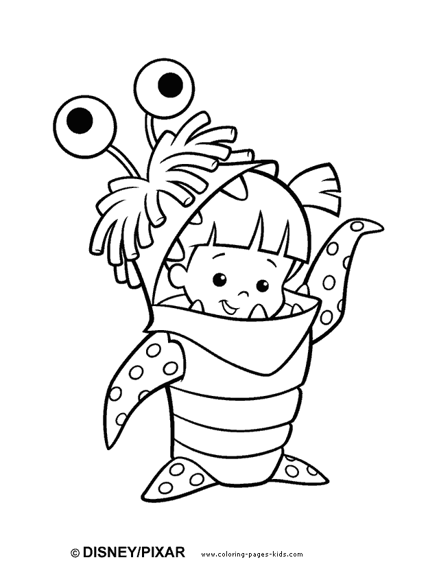 Monsters inc coloring pages - Coloring pages for kids - disney coloring