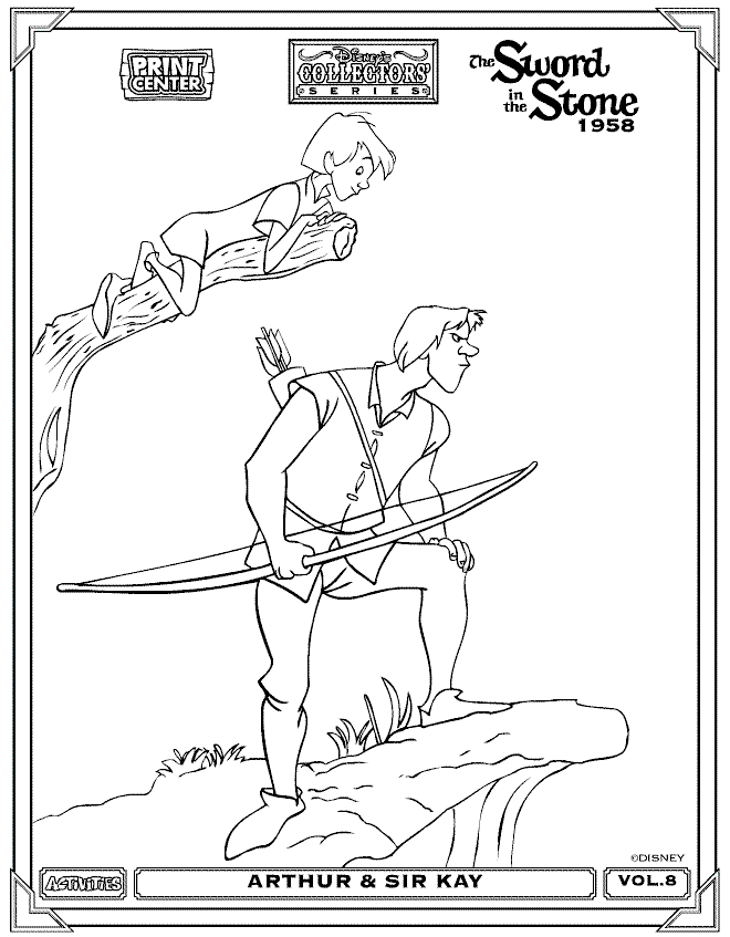 zelda sword in the stone coloring pages - photo #14