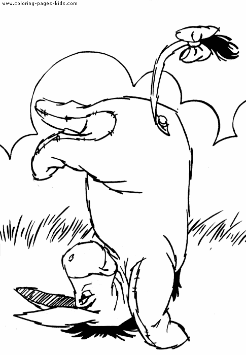 Winnie the Pooh color page, disney coloring pages, color plate, coloring sheet,printable coloring picture