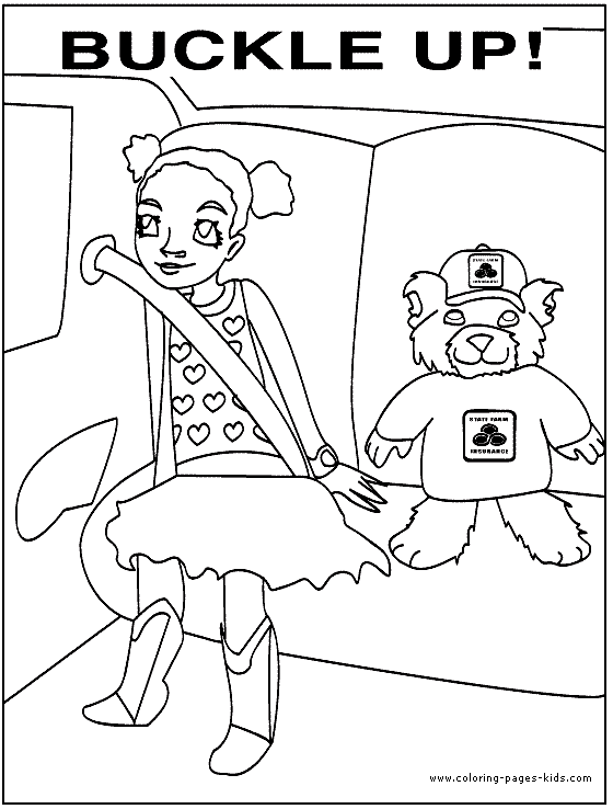 safety coloring pages - photo #3
