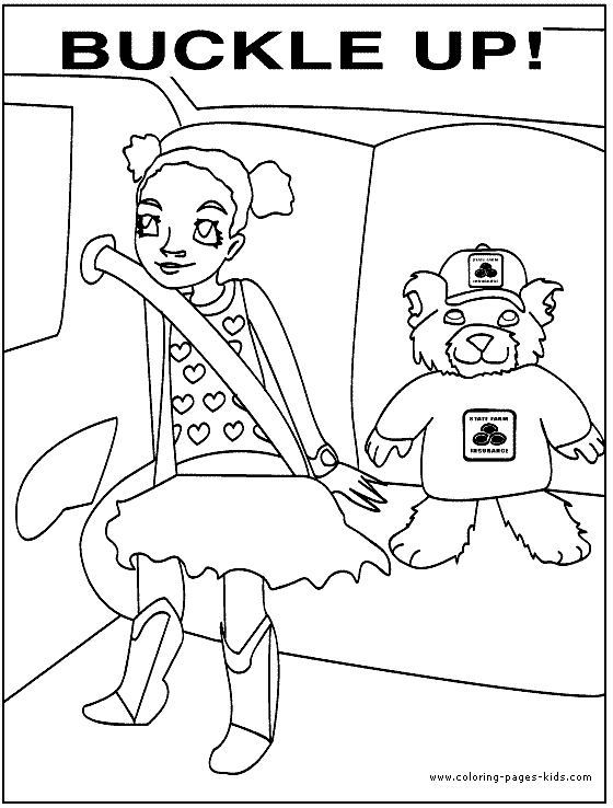 safety coloring pages for kids - photo #4