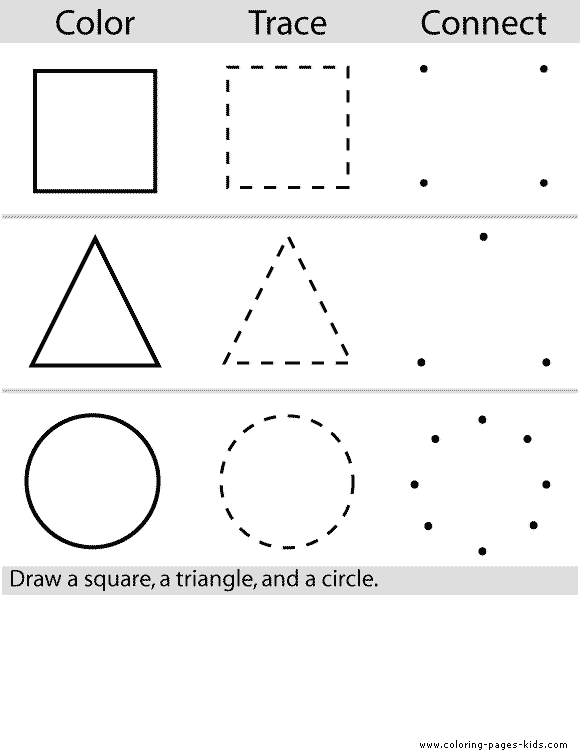 shape coloring pages for toddlers - photo #48