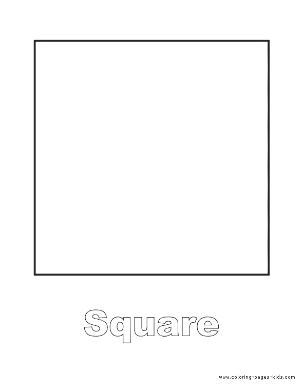 Square color page