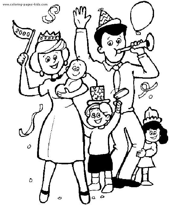 pages family for coloring pages - photo #13