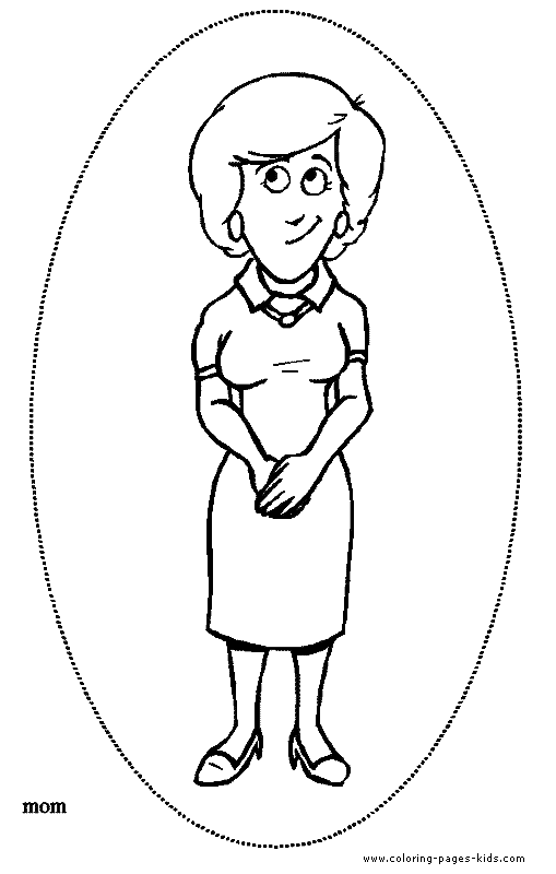mothers coloring pages - photo #28