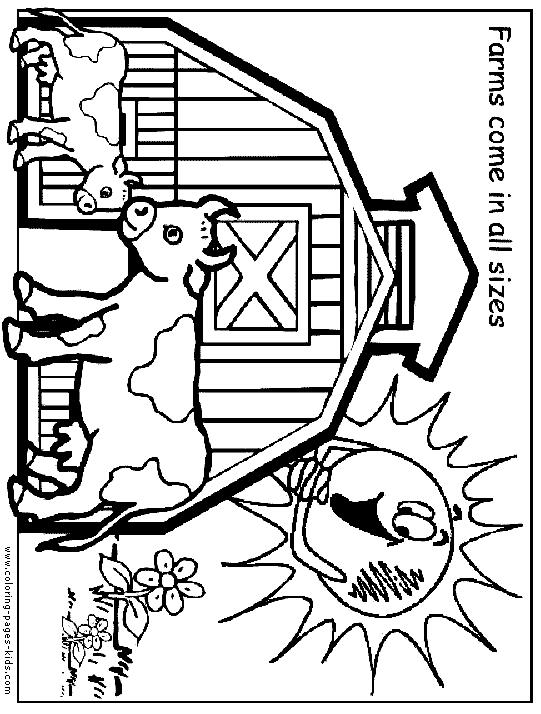 farm animal coloring pages. Farm Coloring pages