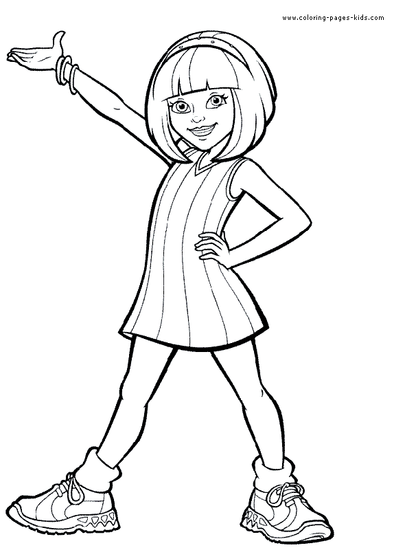 a girl coloring pages - photo #4