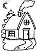 Free House coloring page
