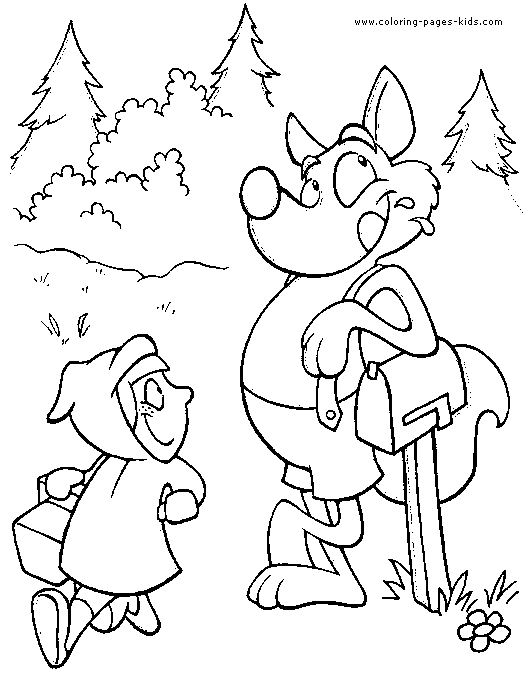 fairy tale coloring book pages - photo #18