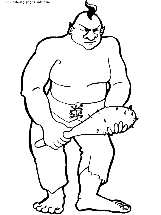Giants coloring pages and