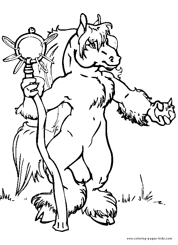 unicorn wizard coloring pages - photo #30