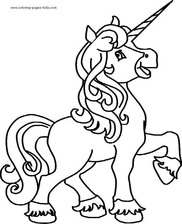 unicorns coloring pages for kids - photo #22