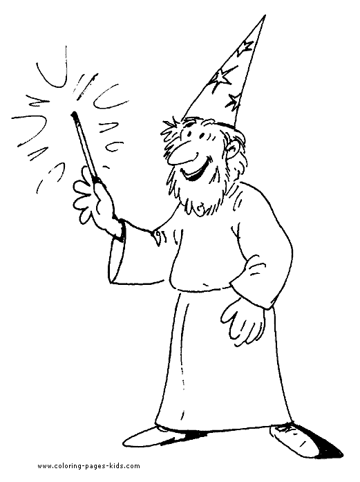warlock wizard coloring pages - photo #10