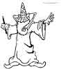 Wizard coloring page for kids