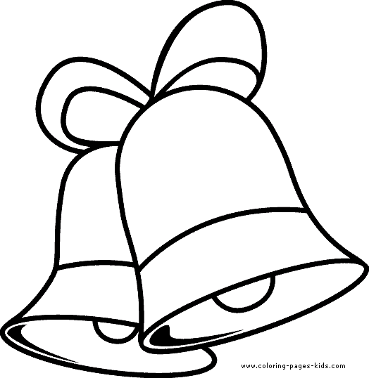 Christmas Bells coloring page for toddlers